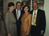 Marye Anne Fox and Jim Whitesell with Governor and Mrs. Bush of Texas