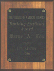 Award Plaque