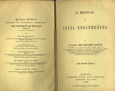 title page from A Manual of Civil Engineering