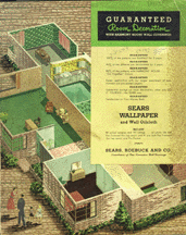 cover of Sears Wallpaper and Wall Oilcloth catalog