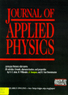 Cover of the, "Journal of Applied Physics."