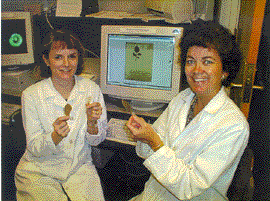 Photo of Dr. Jean Ristaino and Dr. Carol Trout Groves.