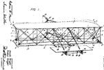 Sketch of the Wright Brother's Flying Machine.