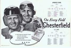 Football 1943 Chesterfield Ad.