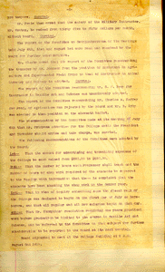 Minutes of the Board of Trustees from 2 August 1899.  "The report of the Committee recommending Mr. G. F. Ivey for Instructor in Textile Art and Science was unanimously adopted.   The following recommendations of the Committee were adopted by the Board: 1st -- That the amount for advertising and travelling expenses of the College be each raised from $300.00 to $500.00.  2nd -- That the number of hours each Professor shall teach and the number of hours of shop work required of the students be referred to the Faculty with information that there is complaint that the students have been shunning the shop work in the Senior year.  3rd -- That in view of inquiry concerning same the fiscal year of the College was declared to begin on the first day of July as heretofore, and that all regular and all new salaries begin on that day.  4th -- That Mr. Thompkins' resolution requiring one years practical work before graduation be limited to the course in Textile Art and Science, and be referred to the Committee on that subject for further consideration to be reported to the Board at its next meeting.  Board adjourned to meet at the College Building at 9 A.M. August 2nd 1899."
