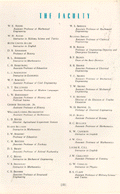 Scan of faculty listing from the 1943 "Agromeck."