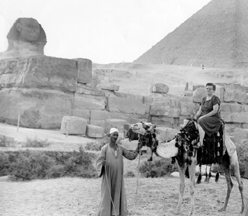 Photo of Gertrude Cox in Egypt.