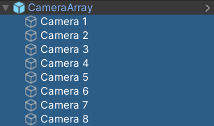 Select the Eight Cameras