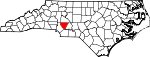 Cabarrus County Map from Wikimedia Commons