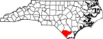 Columbus County Map from Wikimedia Commons