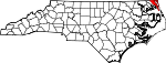 Currituck County Map from Wikimedia Commons