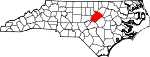 Wake County Map from Wikimedia Commons