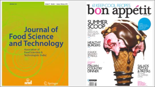 A magazine and a journal