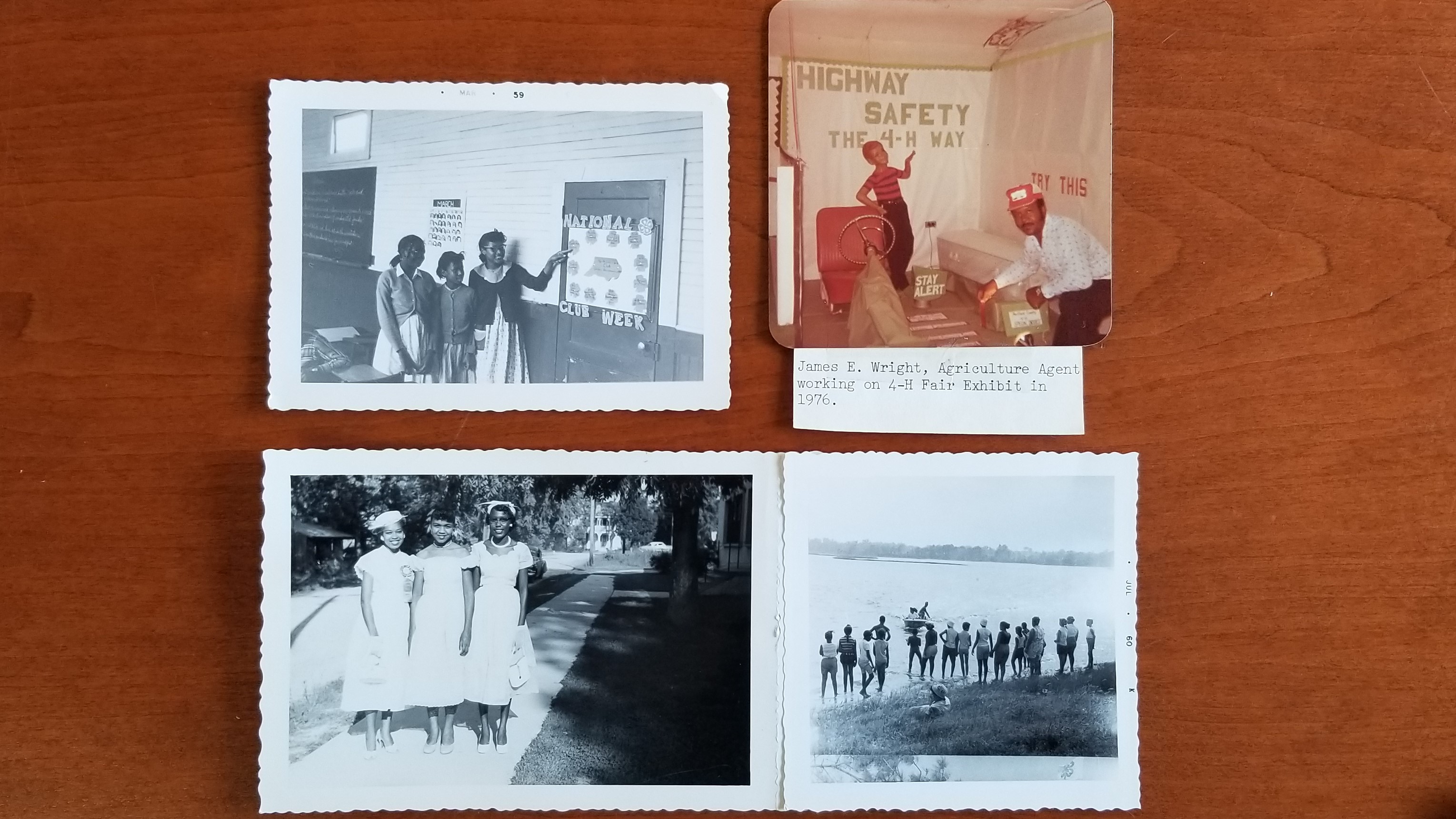 Photographs of the African American community and James E. Wright, Agriculture Agent, from Hertford County, North Carolina