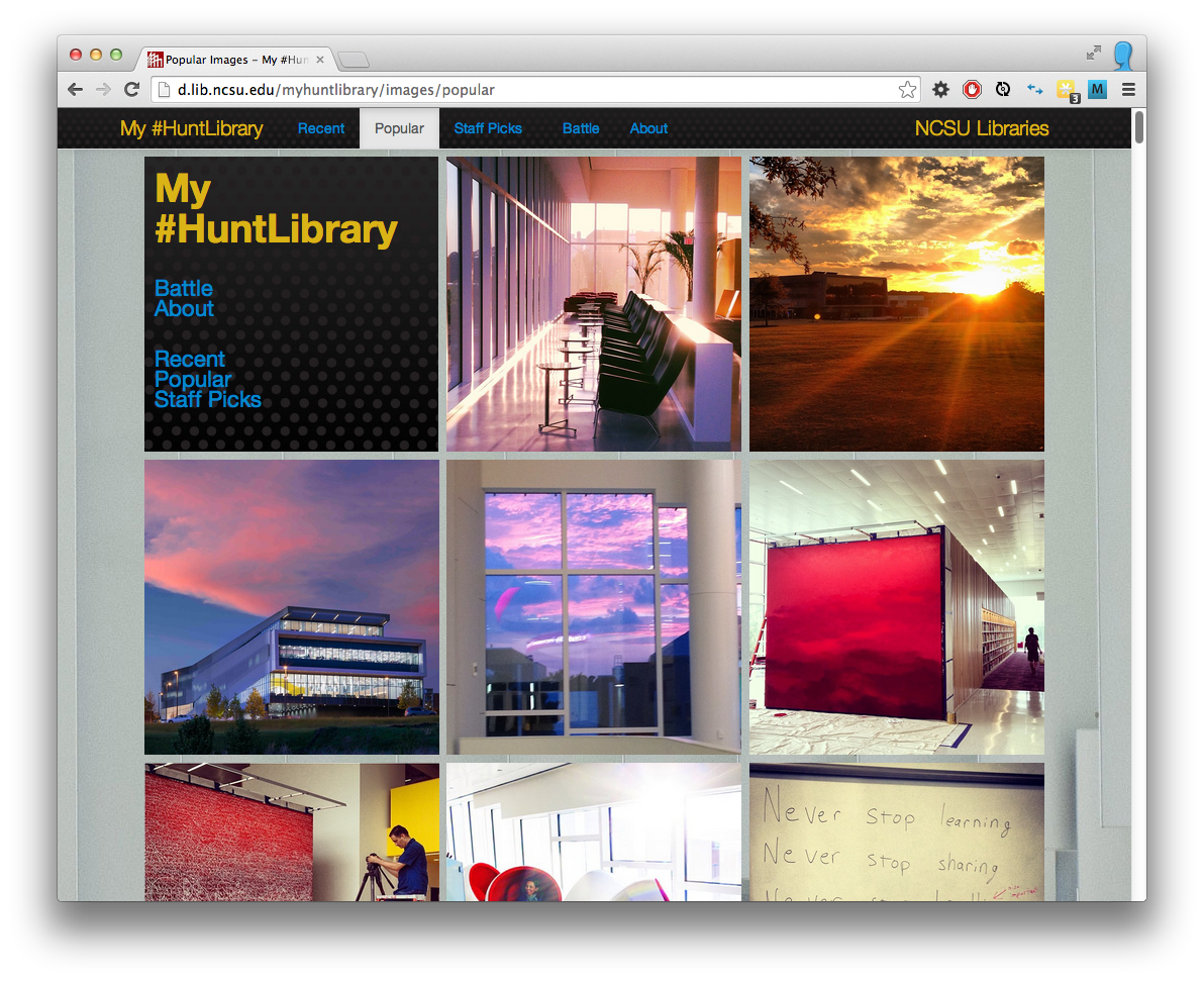 Image of My #HuntLibrary