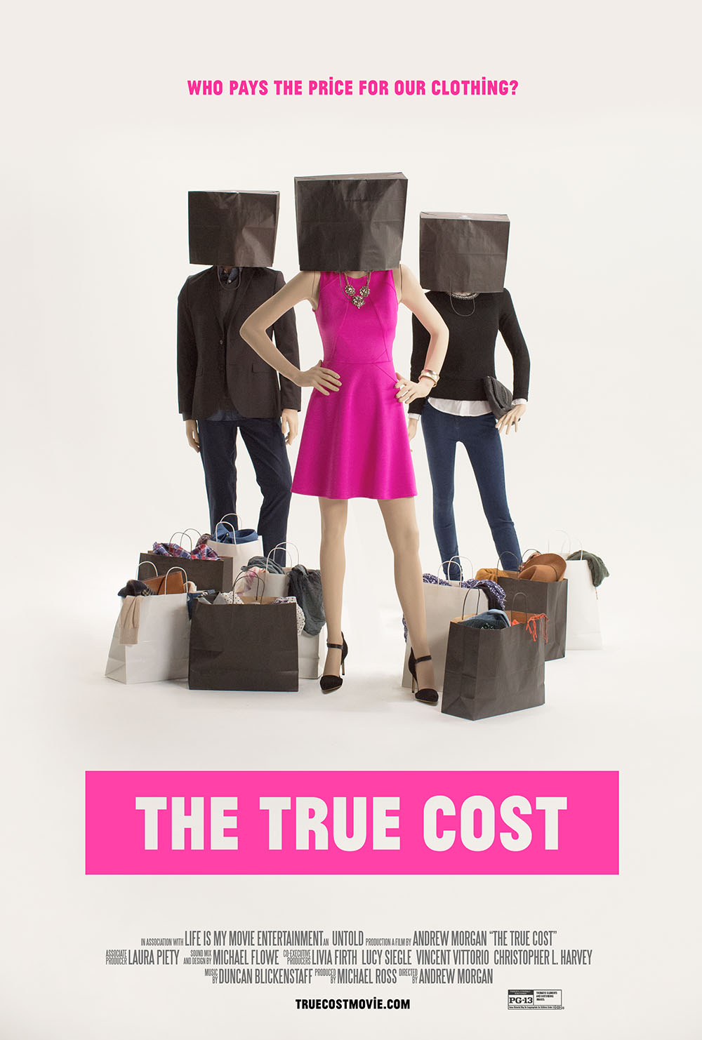 The True Cost movie poster.