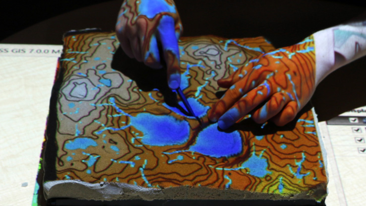 Students and researchers can utilize tangible landscape.