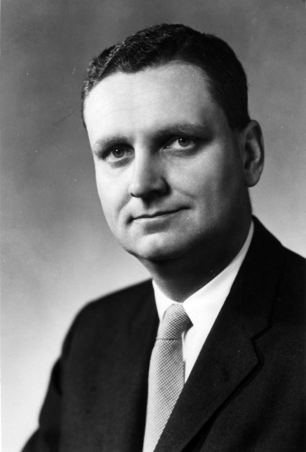 Robert E. Smith, ca. 1968.  Smith was the first director of textiles extension at NC State.