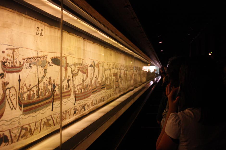 The Bayeux Tapestry at it's home in Normady, France