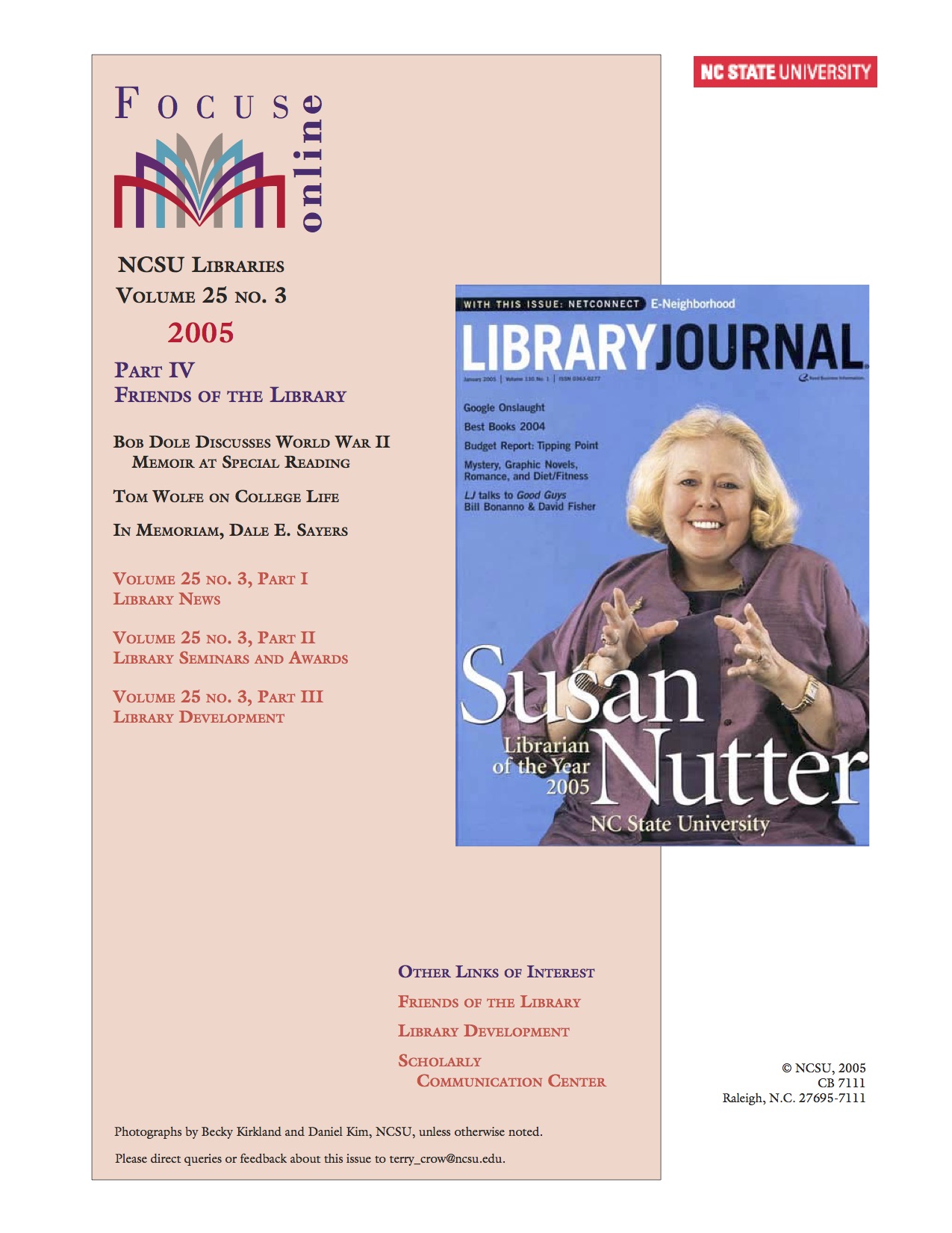 librarian Susan Nutter IV