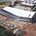 East side of James B Hunt Jr. Library with green roof site (top, front) and solar panels in place, September 2011. Image courtesy of Skanska