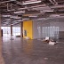 The glass walls go up on the Fishbowl Seminar Room.  February, 2012.
