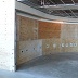 The Immersion Theater is readied for its large-scale visualization wall, January, 2012.