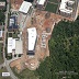 Aerial view of the southern side of James B Hunt Jr. Library building site, August 2011. Image courtesy of Skanska.