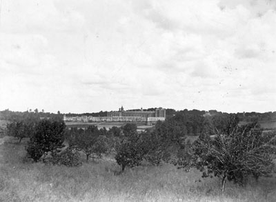 State Prison, Rear view, Raleigh, NC, no date (c.1910s), H. H. Brimley Photo Collection. State Archives of North Carolina, Raleigh, NC.