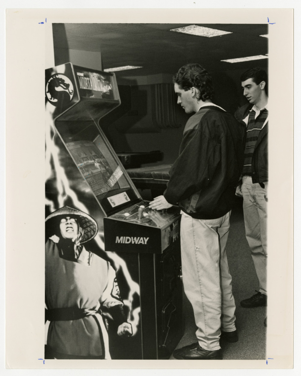 Students played popular games like PAC Man and Mortal Kombat at the local arcades.