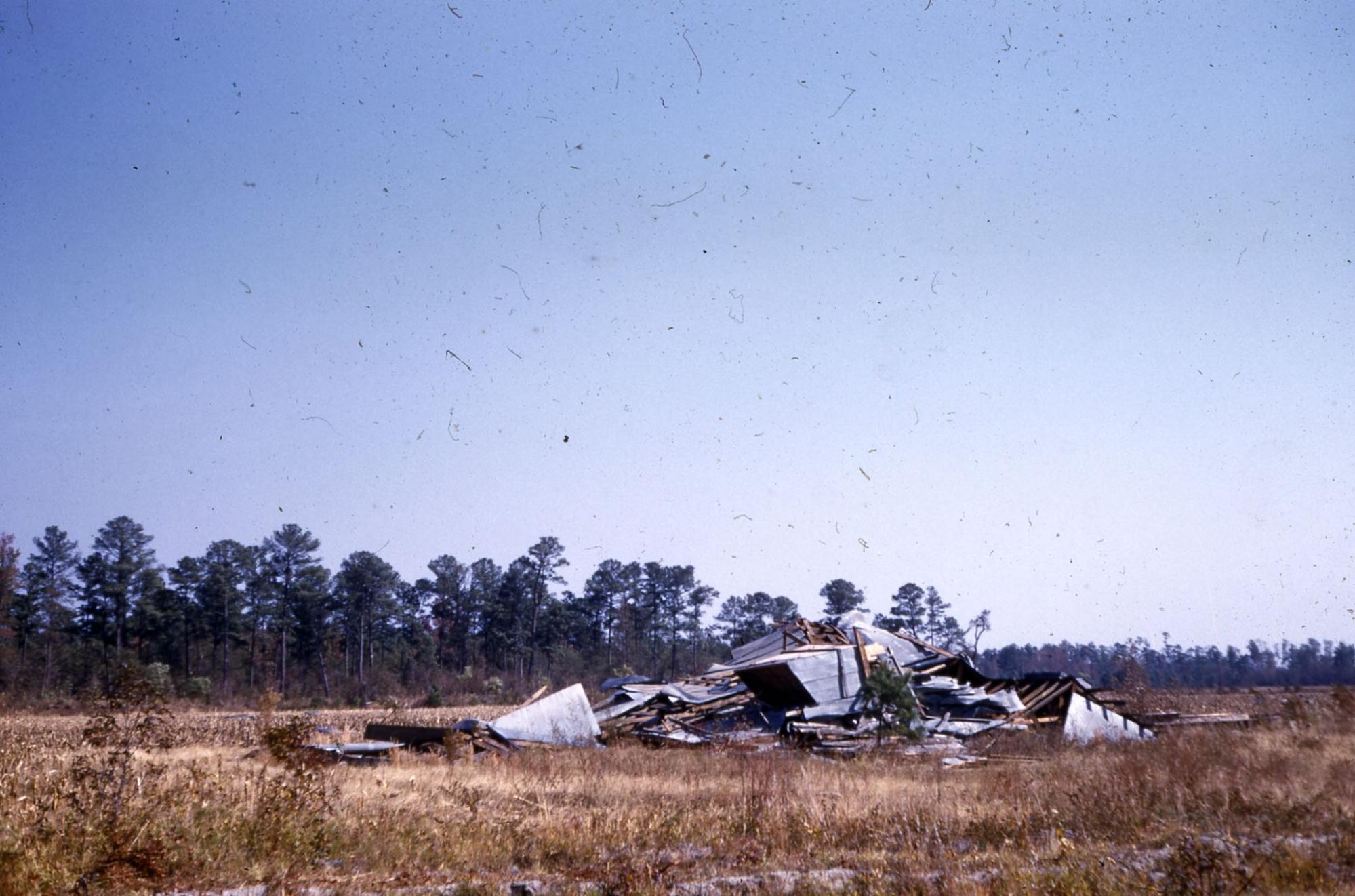 Hurricane Hazel damage, 1954