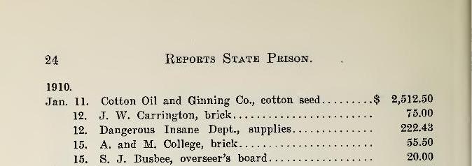 Reports of the superintendent, warden and other officials of the state's prison, Raleigh, N.C. [1909/1910]