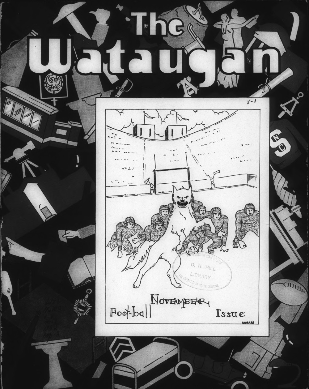  The Wataugan also featured wolf graphics, such as within this 1932 edition.