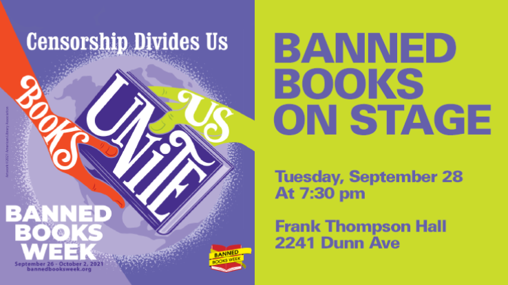 See scenes and monologues from contested books performed live by students on Sept. 28