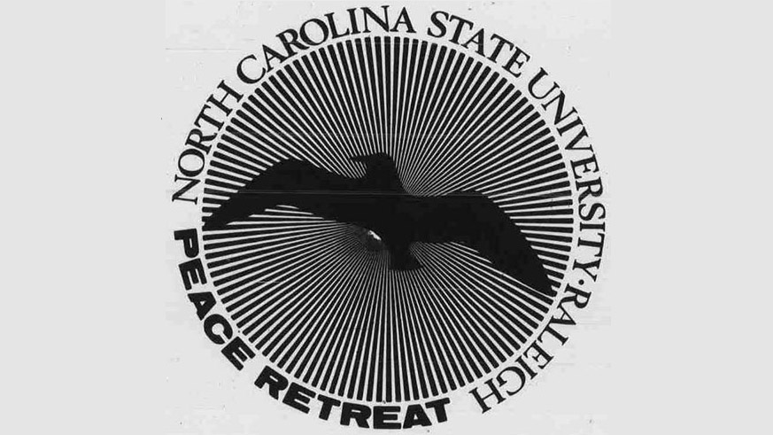 Old logo for North Caroline State University Peace Retreat