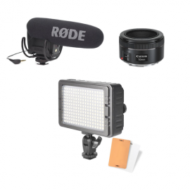 Microphone and flash kit