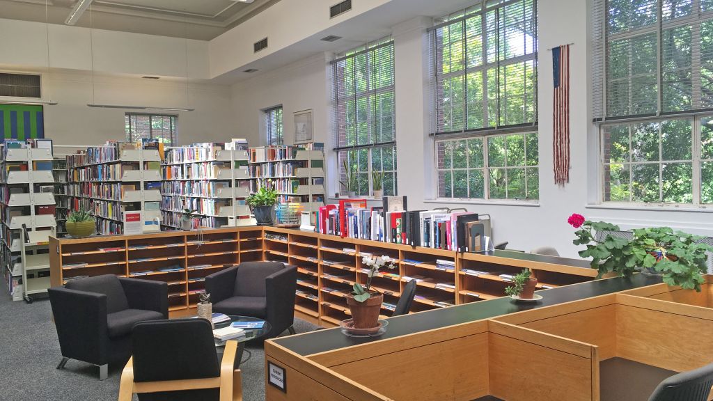 The newly renovated Design Library. 