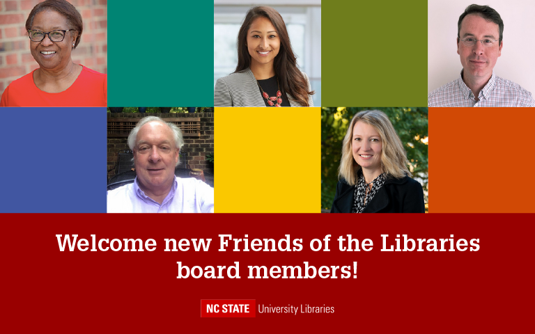 The Friends of the Libraries welcomes five new board members this July