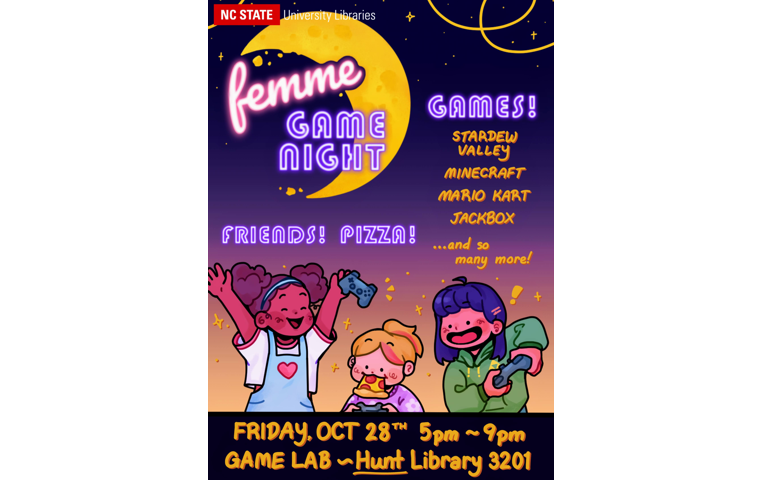 Femme Game Night poster