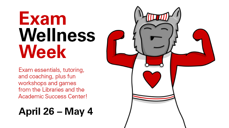 Relax with the Libraries during Exam Wellness Week, April 26-May 4