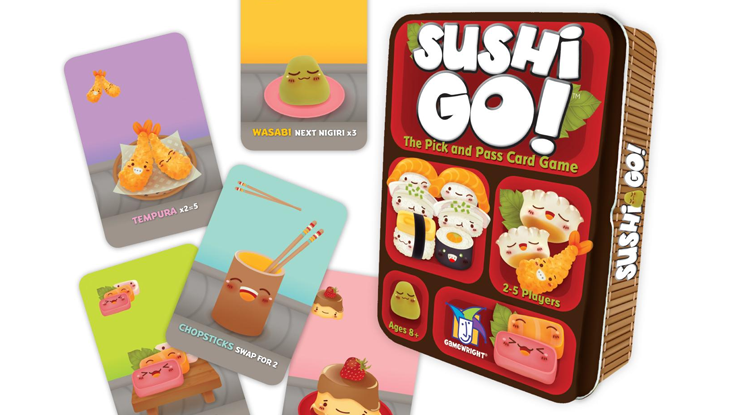 Hang out and play games like Sushi Go! and Forbidden Island on Thursday night.