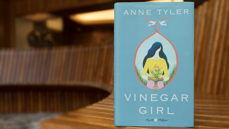 Photo of the novel "Vinegar Girl" by Anne Tyler