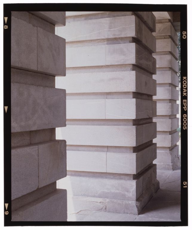 Exterior Columns at the North Carolina State Capitol Building, Raleigh