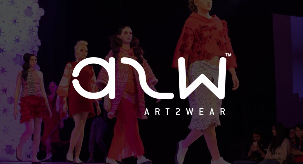 A2W, Art2Wear. People on a catwalk modeling clothes