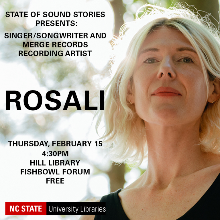 Flyer for Rosali State of Sound Stories