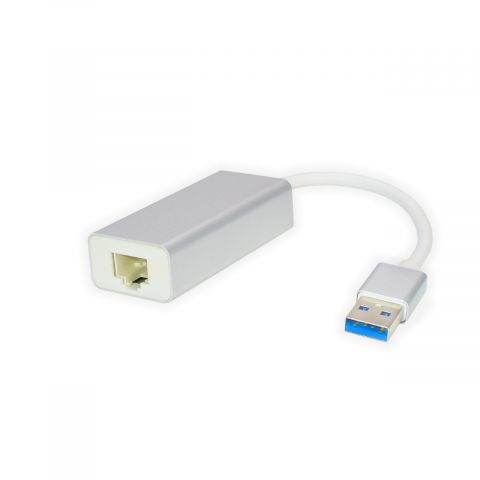 Male USB-A to Female Ethernet Adapter