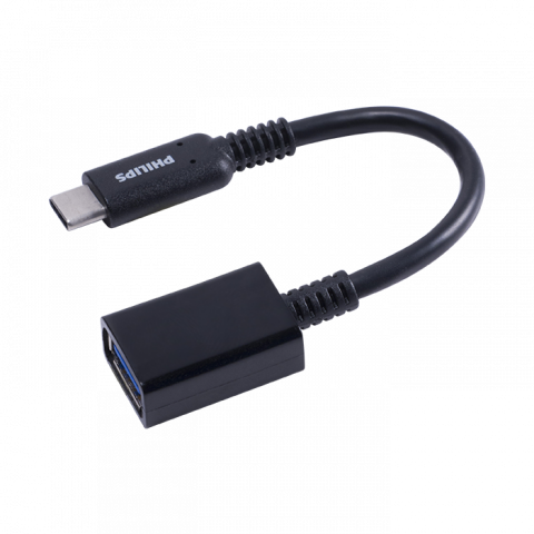 Male USB-C to Female USB-A Adapter