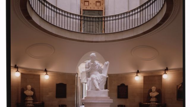 George Washington Statue in the Rotunda of the North Carolina State Capitol in Raleigh
