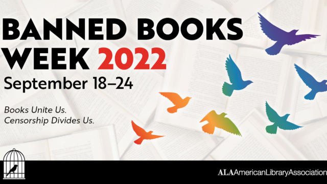 Banned Books Week 2022 advertisement graphic