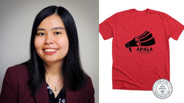 Libraries Fellow Shelly Black and her winning t-shirt design